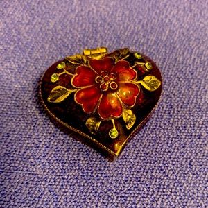 Monet Trinket Heart Box